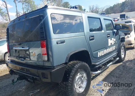 2005 Hummer H2 Suv из США, поврежденный, VIN 5GRGN23U45H118716
